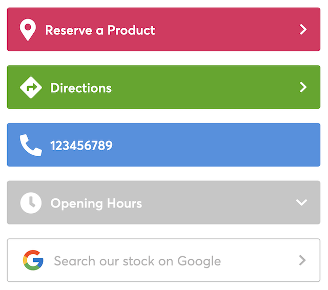 How NearSt helps reserve a product from a local shop