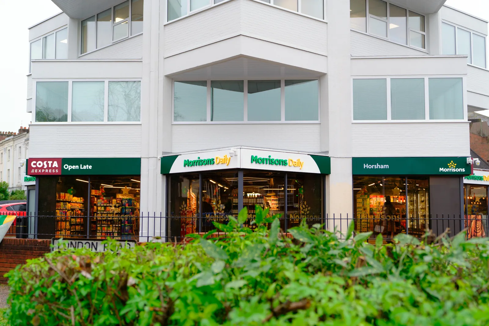 Morrisons Daily shop and Costa Express in Horsham