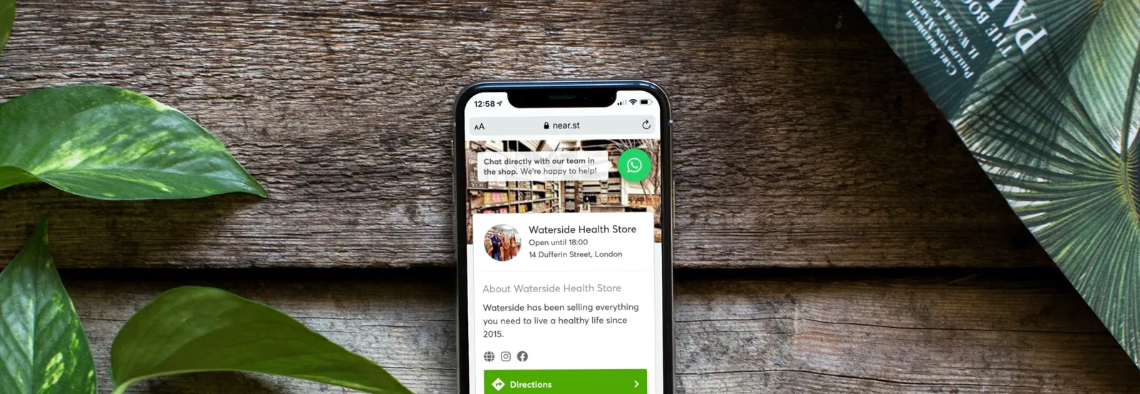 Whatsapp & NearSt